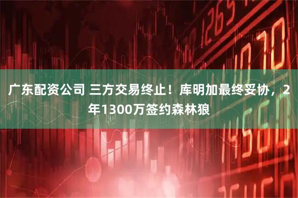 广东配资公司 三方交易终止!库明加最终妥协,2年1300万签约森林狼